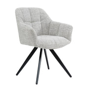 Eetkamerstoel Tommy Bisque Oasis Draaibaar 61 cm 61x64x84 cm-Eetkamerstoelen-Livingfurn