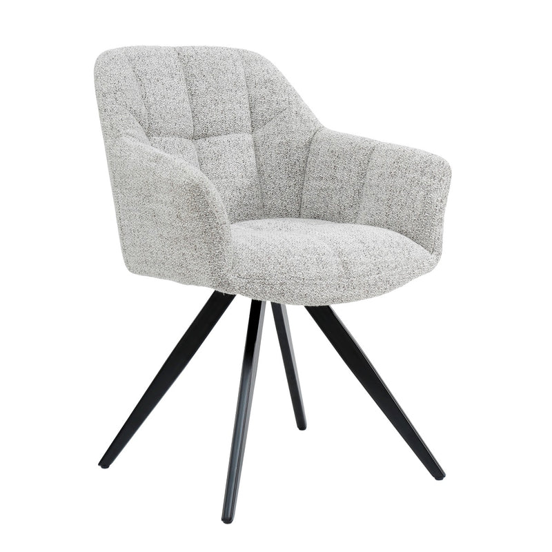 Eetkamerstoel Tommy Bisque Oasis Draaibaar 61 cm 61x64x84 cm-Eetkamerstoelen-Livingfurn