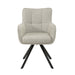 Eetkamerstoel Tori Beige Draaibaar 62 cm 62x60x89.5 cm-Eetkamerstoelen-Livingfurn