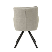 Eetkamerstoel Tori Beige Draaibaar 62 cm 62x60x89.5 cm-Eetkamerstoelen-Livingfurn