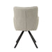 Eetkamerstoel Tori Beige Draaibaar 62 cm 62x60x89.5 cm-Eetkamerstoelen-Livingfurn