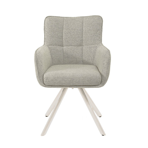 Eetkamerstoel Tori Natural Beige Draaibaar 62 cm 62x60x89.5 cm-Eetkamerstoelen-Livingfurn