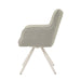 Eetkamerstoel Tori Natural Beige Draaibaar 62 cm 62x60x89.5 cm-Eetkamerstoelen-Livingfurn