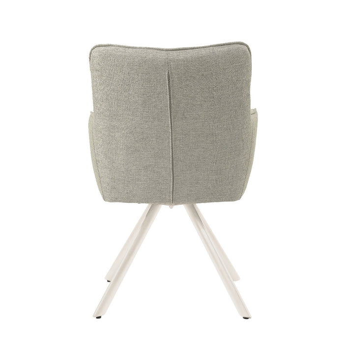 Eetkamerstoel Tori Natural Beige Draaibaar 62 cm 62x60x89.5 cm-Eetkamerstoelen-Livingfurn