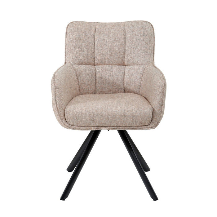 Eetkamerstoel Tori Roze Draaibaar 62 cm 62x60x89.5 cm-Eetkamerstoelen-Livingfurn
