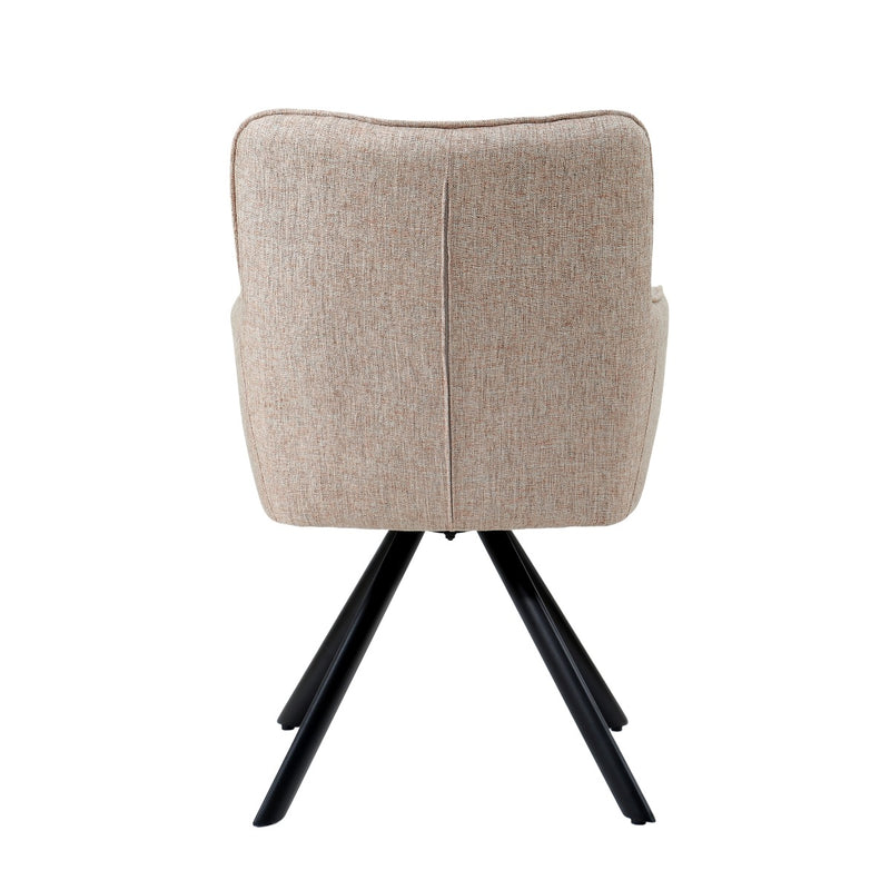 Eetkamerstoel Tori Roze Draaibaar 62 cm 62x60x89.5 cm-Eetkamerstoelen-Livingfurn