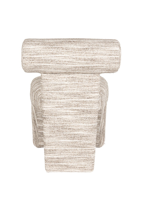 Eetkamerstoel Vana Polyester Beige – productaanzicht 4