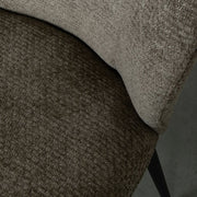 Eetkamerstoel Vino Hunter Elite Zwart Metalen Frame 49x62x85 cm-Eetkamerstoelen-LABEL51