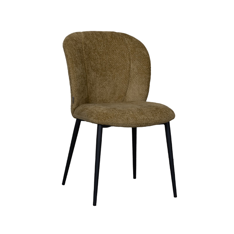 Eetkamerstoel Vino Mustard Elite 49x62x85 cm-Eetkamerstoelen-LABEL51