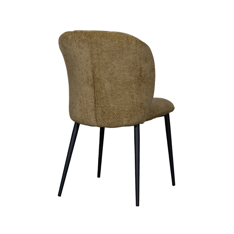 Eetkamerstoel Vino Mustard Elite 49x62x85 cm-Eetkamerstoelen-LABEL51