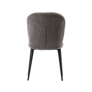 Eetkamerstoel Vino Stone Elite Zwart Metalen Frame 49x62x85 cm-Eetkamerstoelen-LABEL51