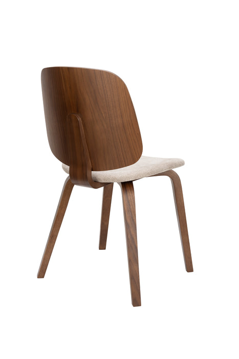 Eetkamerstoel Walden Polyester Beige 55x51 cm-Eetkamerstoelen-Creating Home