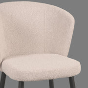 Eetkamerstoel Wave Naturel Boucle 58x60x85 cm-Eetkamerstoelen-LABEL51
