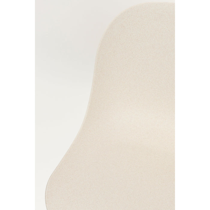 Eetkamerstoel Wheat Polypropyleen Wit 56x48 cm-Eetkamerstoelen-Creating Home