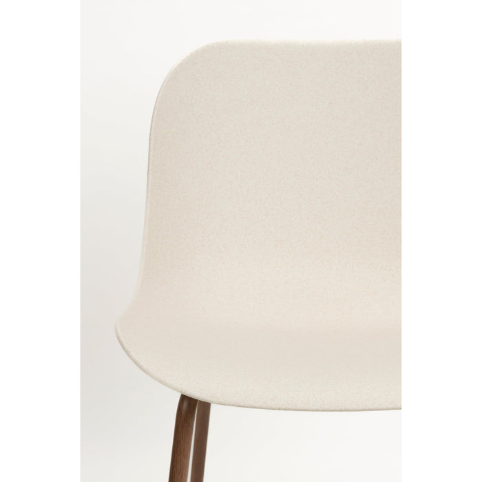 Eetkamerstoel Wheat Polypropyleen Wit 56x48 cm-Eetkamerstoelen-Creating Home