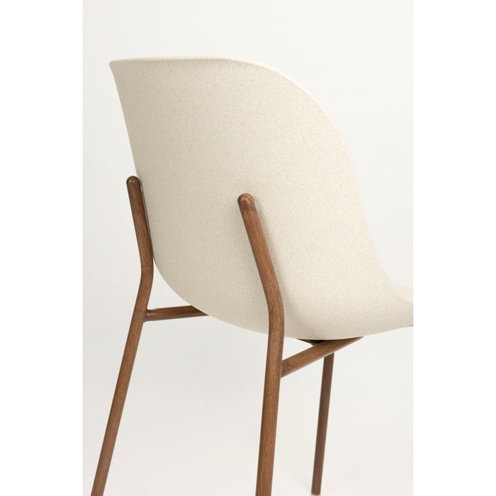 Eetkamerstoel Wheat Polypropyleen Wit 56x48 cm-Eetkamerstoelen-Creating Home