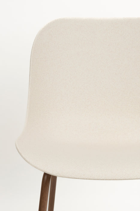 Eetkamerstoel Wheat Polypropyleen Wit 56x48 cm-Eetkamerstoelen-Creating Home