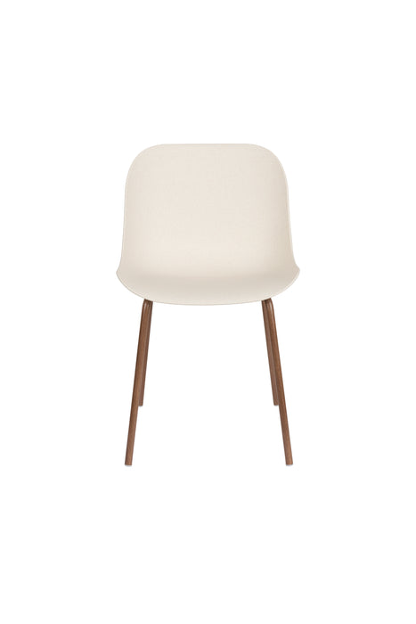Eetkamerstoel Wheat Polypropyleen Wit 56x48 cm-Fauteuils-Creating Home
