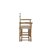 Eetkamerstoel Wit Bamboe 44 cm 44x58x88 cm-Eetkamerstoelen-J-Line