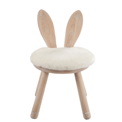 Eetkamerstoel Wit Beech hout 35 cm 36x36x56 cm-Eetkamerstoelen-J-Line