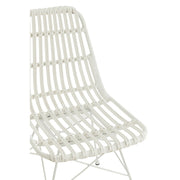 Eetkamerstoel Wit Cloth 46 cm 46x56x87 cm-Eetkamerstoelen-J-Line