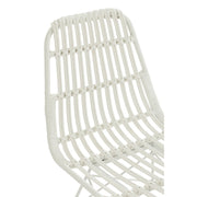 Eetkamerstoel Wit Cloth 46 cm 46x56x87 cm-Eetkamerstoelen-J-Line