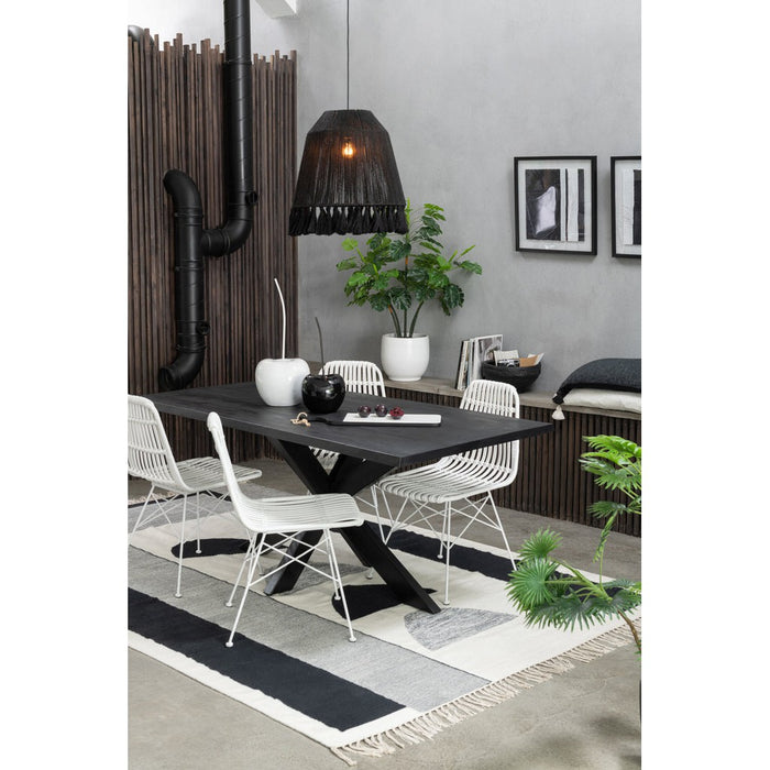 Eetkamerstoel Wit Cloth 46 cm-Eetkamerstoelen-J-Line