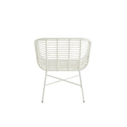 Eetkamerstoel Wit Ijzer 67 cm 67x68x87.5 cm-Eetkamerstoelen-J-Line