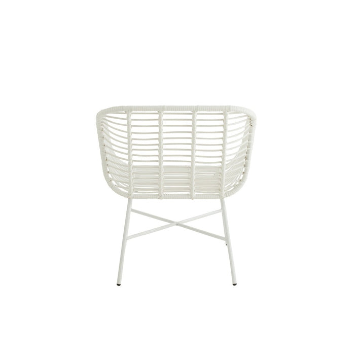 Eetkamerstoel Wit Ijzer 67 cm-Eetkamerstoelen-J-Line