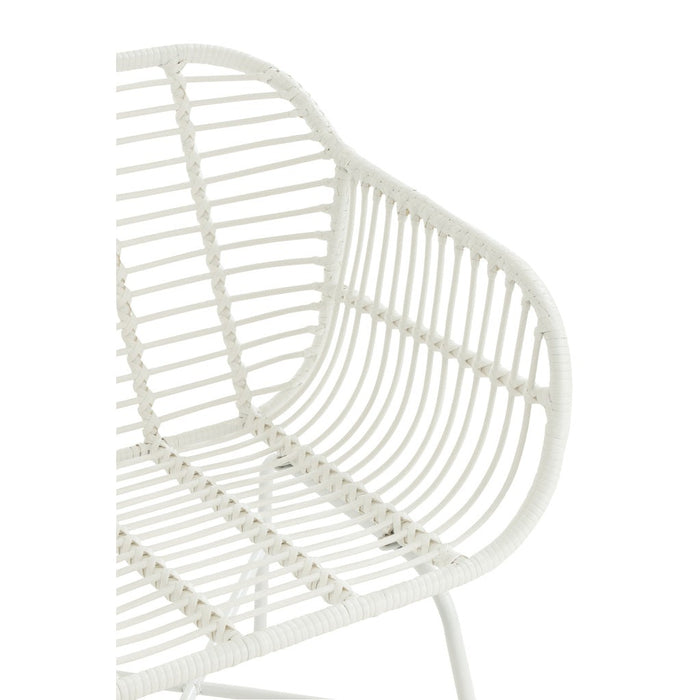 Eetkamerstoel Wit Ijzer 67 cm-Eetkamerstoelen-J-Line