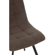 Eetkamerstoel Wit Metaal 45 cm 45x55x85 cm-Eetkamerstoelen-J-Line