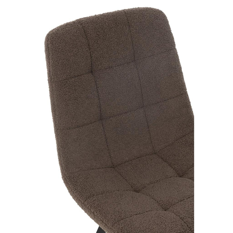 Eetkamerstoel Wit Metaal 45 cm 45x55x85 cm-Eetkamerstoelen-J-Line