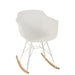 Eetkamerstoel Wit Metaal 56 cm 56.5x69x79 cm-Eetkamerstoelen-J-Line