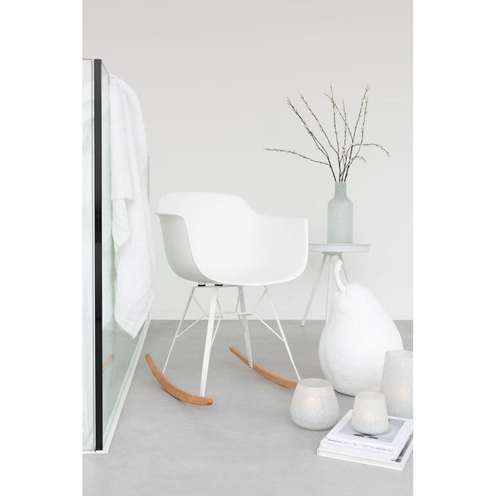 Eetkamerstoel Wit Metaal 56 cm-Eetkamerstoelen-J-Line