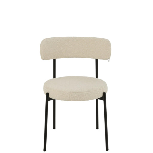 Eetkamerstoel Wit Multiplex 52 cm 52.5x51x76.5 cm-Eetkamerstoelen-J-Line