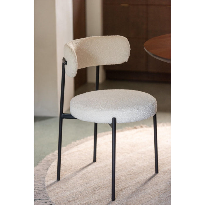 Eetkamerstoel Wit Multiplex 52 cm-Eetkamerstoelen-J-Line