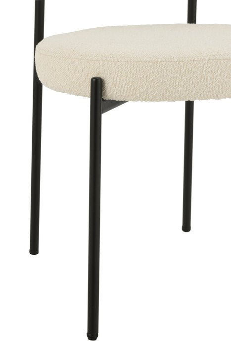Eetkamerstoel Wit Multiplex 52 cm-Eetkamerstoelen-J-Line