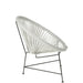 Eetkamerstoel Wit Paint 80 cm 80x80x70 cm-Eetkamerstoelen-J-Line