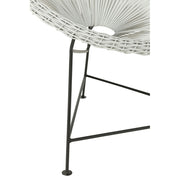 Eetkamerstoel Wit Paint 80 cm 80x80x70 cm-Eetkamerstoelen-J-Line