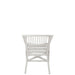 Eetkamerstoel Wit Rotan 44 cm 44x41x52 cm-Eetkamerstoelen-J-Line