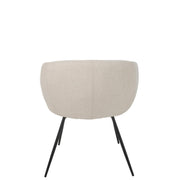 Eetkamerstoel Wit Schuim 61 cm 61x60x75 cm-Eetkamerstoelen-J-Line