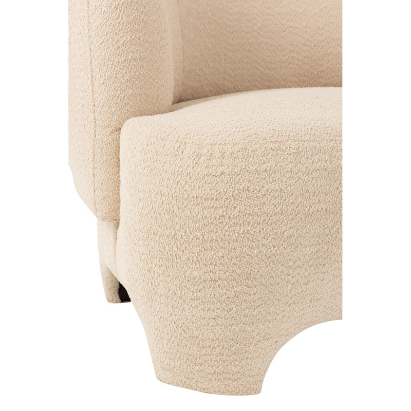 Eetkamerstoel Wit Sponge 79 cm 79x80x71 cm-Eetkamerstoelen-J-Line