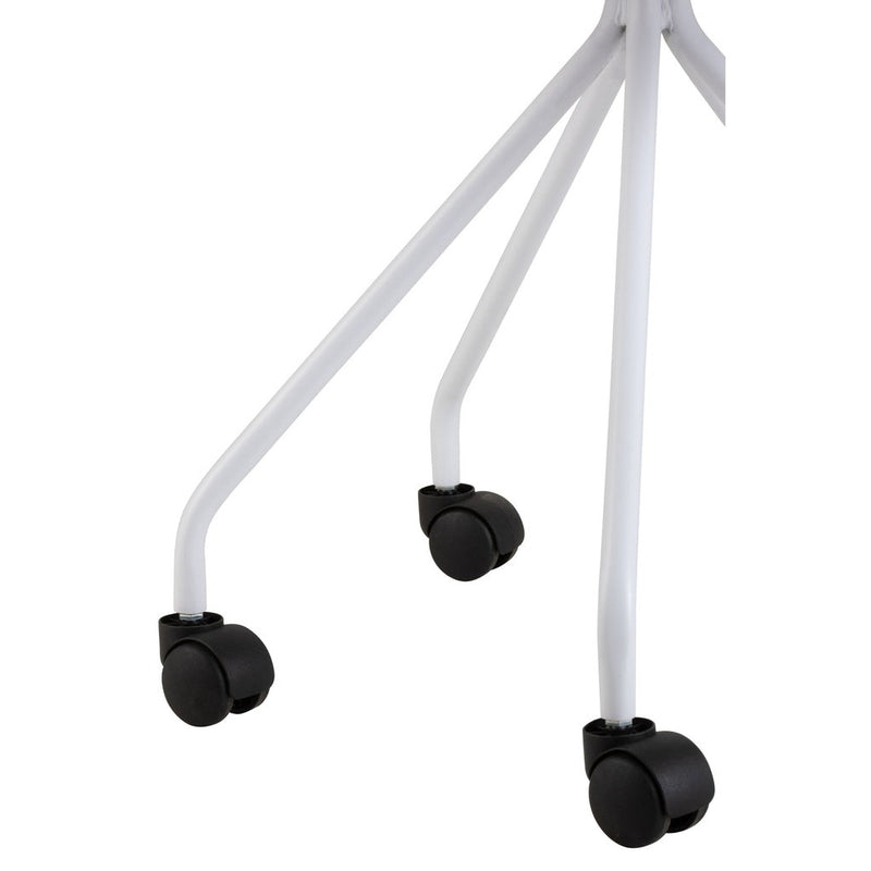 Eetkamerstoel Wit Staal 54 cm 53.5x56x81 cm-Eetkamerstoelen-J-Line
