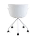 Eetkamerstoel Wit Staal 54 cm-Eetkamerstoelen-J-Line