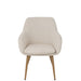 Eetkamerstoel Wit Staal 65 cm 65x68x83 cm-Eetkamerstoelen-J-Line
