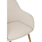 Eetkamerstoel Wit Staal 65 cm 65x68x83 cm-Eetkamerstoelen-J-Line