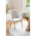 Eetkamerstoel Wit Staal 65 cm-Eetkamerstoelen-J-Line