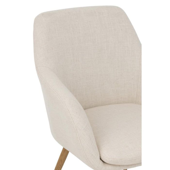 Eetkamerstoel Wit Staal 65 cm-Eetkamerstoelen-J-Line