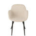 Eetkamerstoel Wit Stof 58 cm 58x53x80.5 cm-Eetkamerstoelen-J-Line