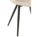 Eetkamerstoel Wit Stof 58 cm-Eetkamerstoelen-J-Line